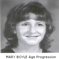 MARY BOYLE - Age progression